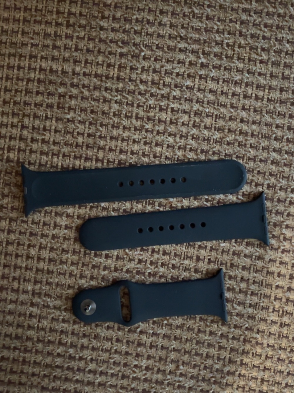 Genuine APPLE WATCH Sport Band Silicone Blue SE 44M